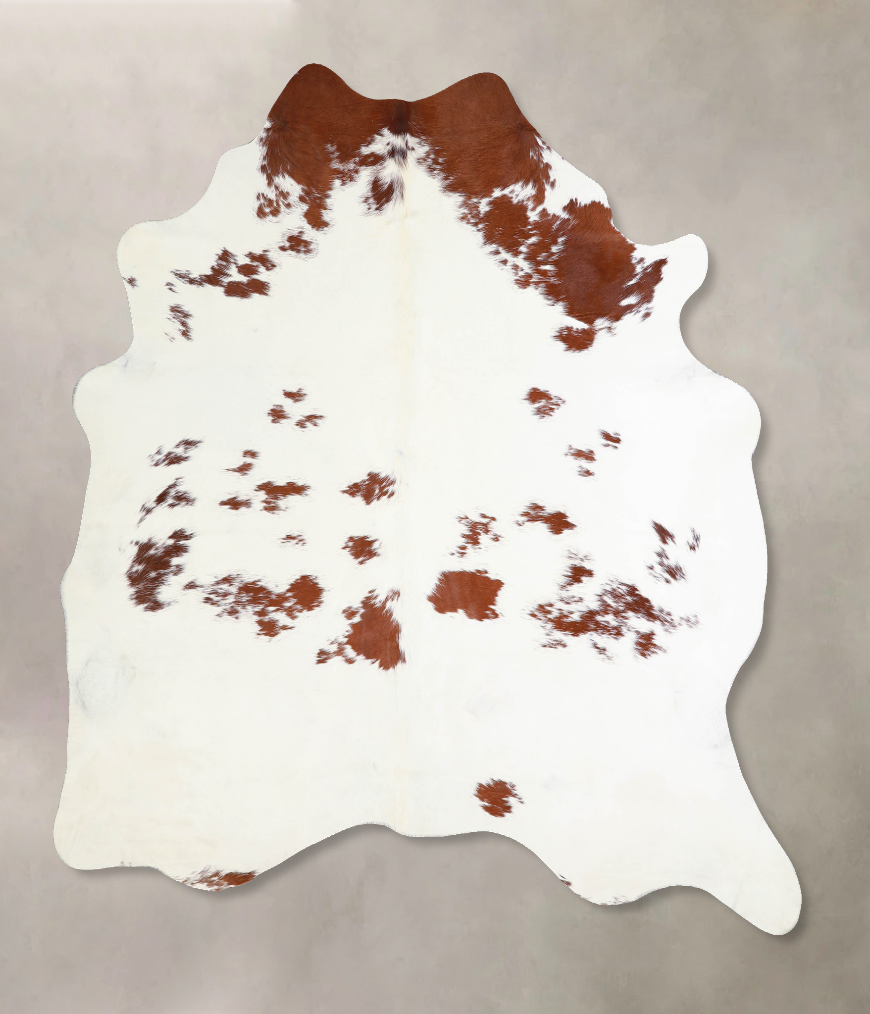 Brown and White Cowhide Rug #A34024