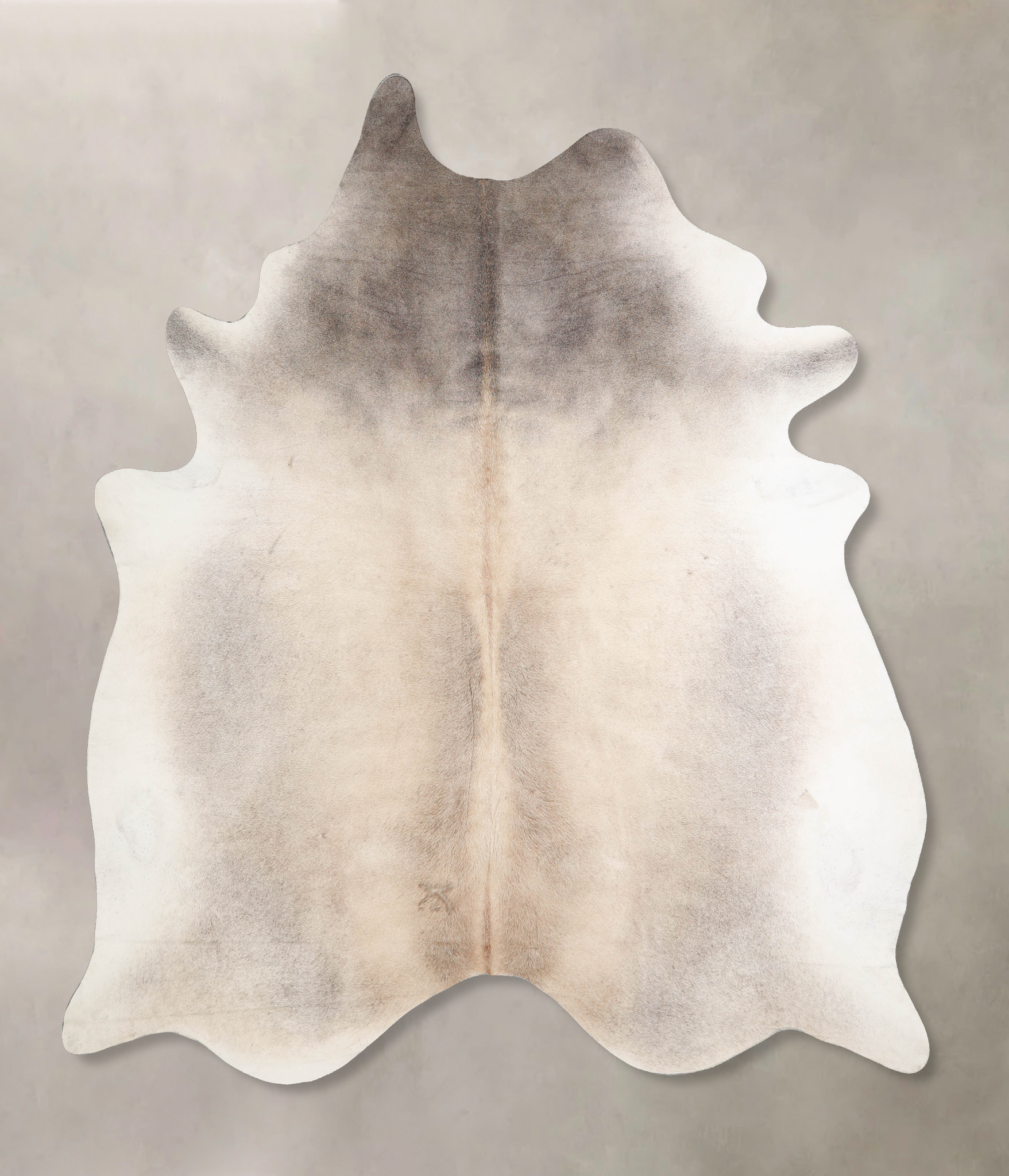 Grey with Beige Cowhide Rug #A34061