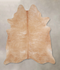 Beige X-Large Brazilian Cowhide Rug 7'6