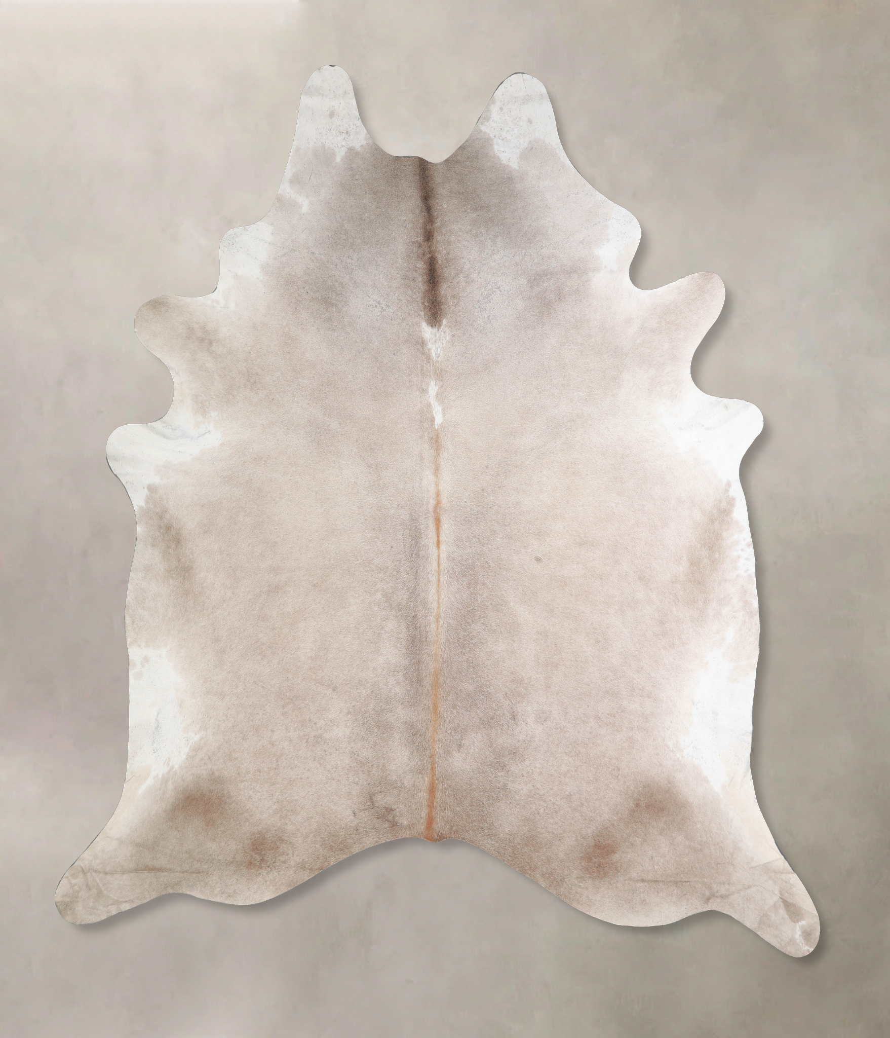 Grey with Beige Cowhide Rug #A34064