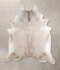 Grey with Beige XX-Large Brazilian Cowhide Rug 8'8