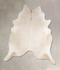 Beige XX-Large Brazilian Cowhide Rug 7'7