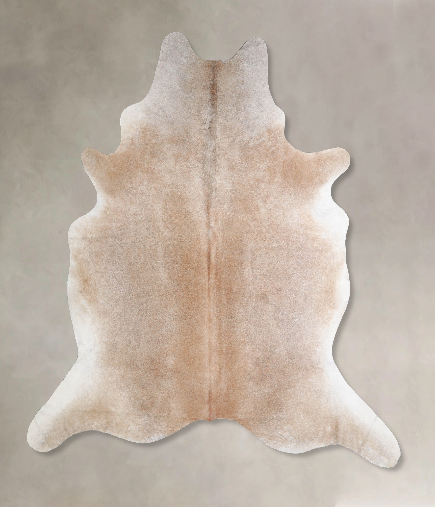 Grey with Beige Cowhide Rug #A34111