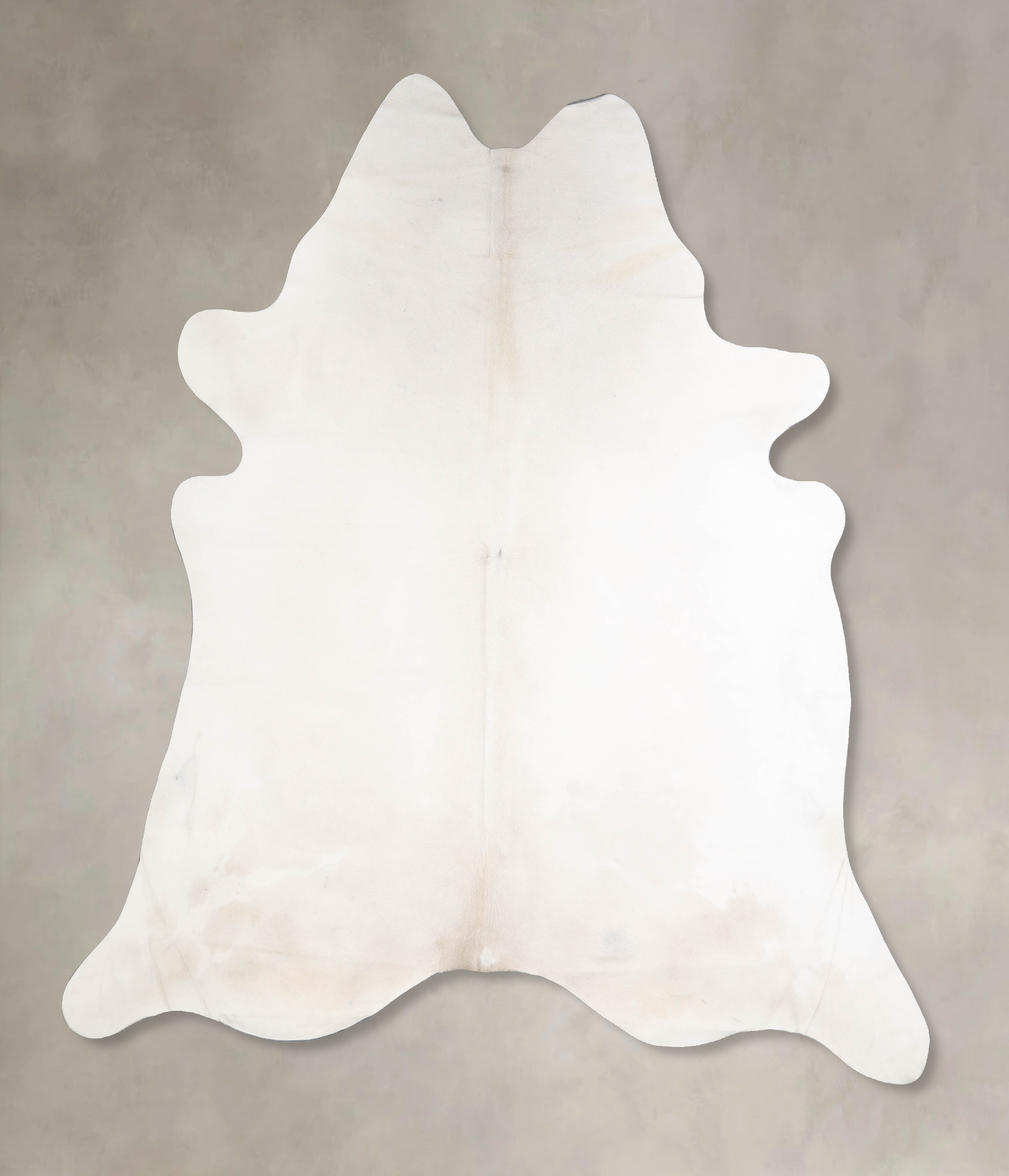 Solid White Cowhide Rug #A34112