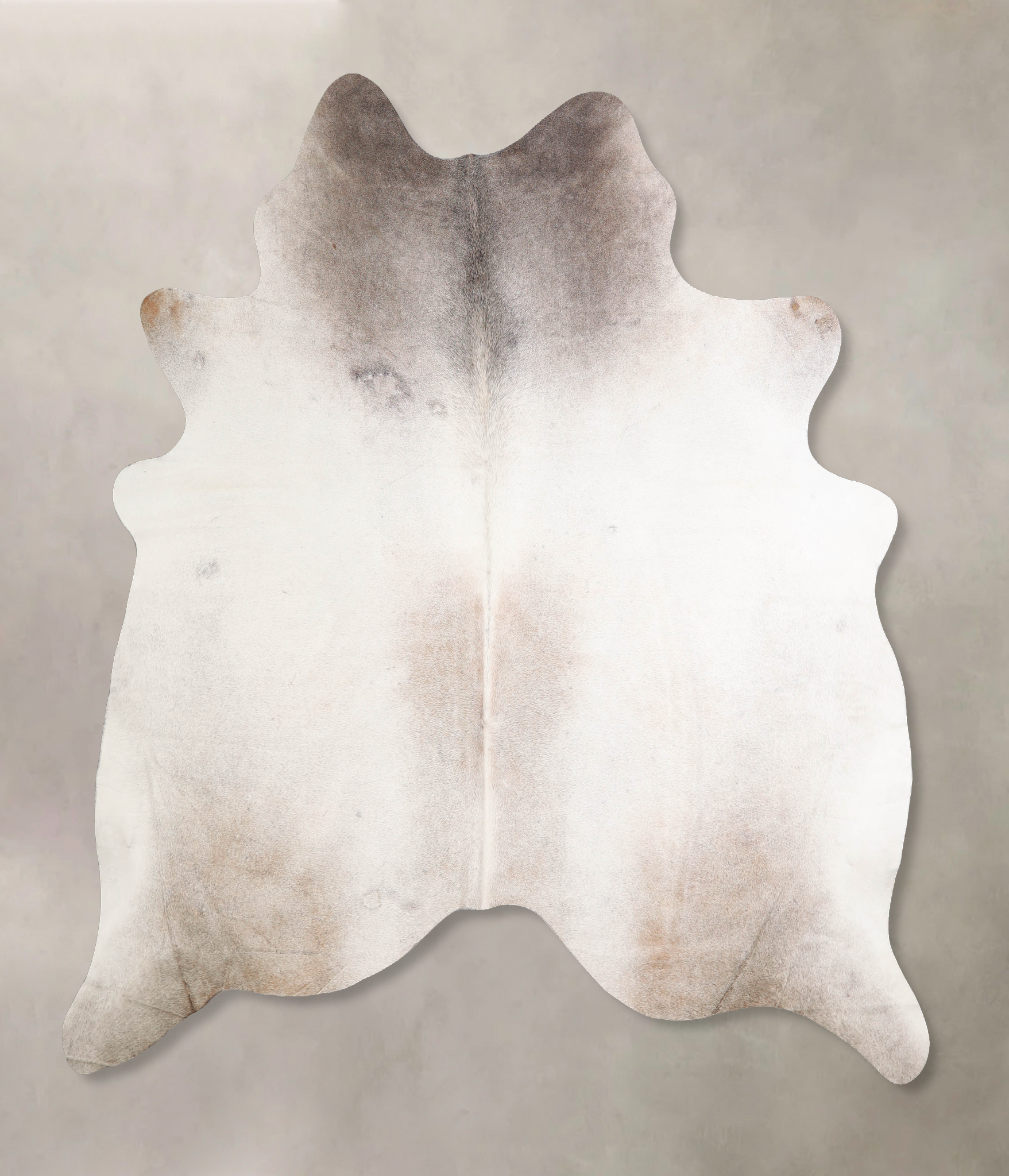 Grey with Beige Cowhide Rug #A34113