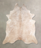 Beige XX-Large Brazilian Cowhide Rug 8'8