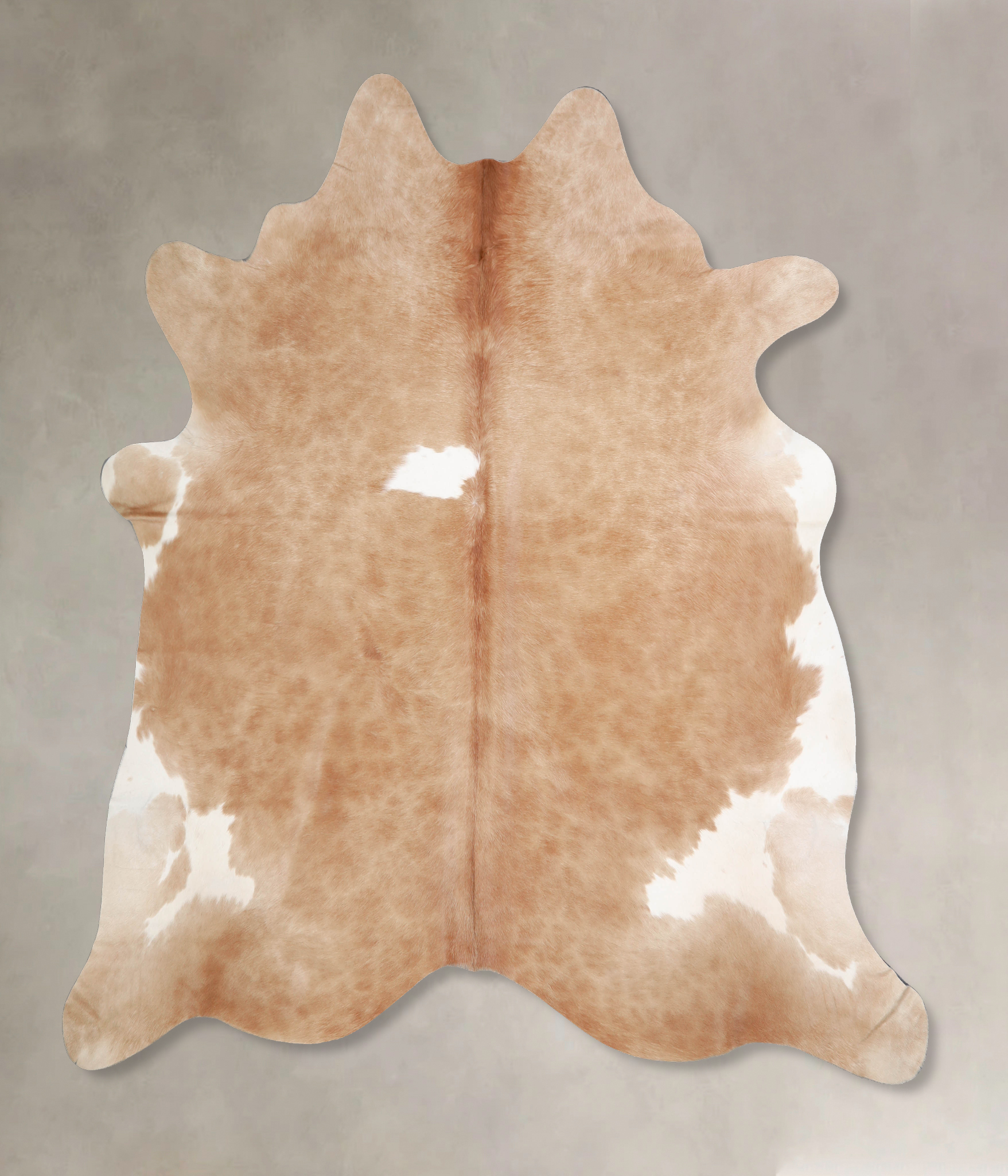 Beige and White Cowhide Rug #A34131