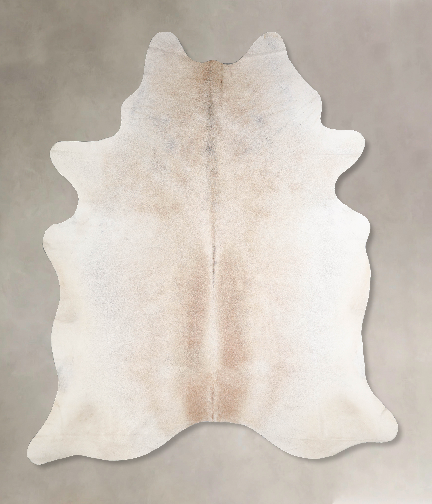 Grey with Beige Cowhide Rug #A34134