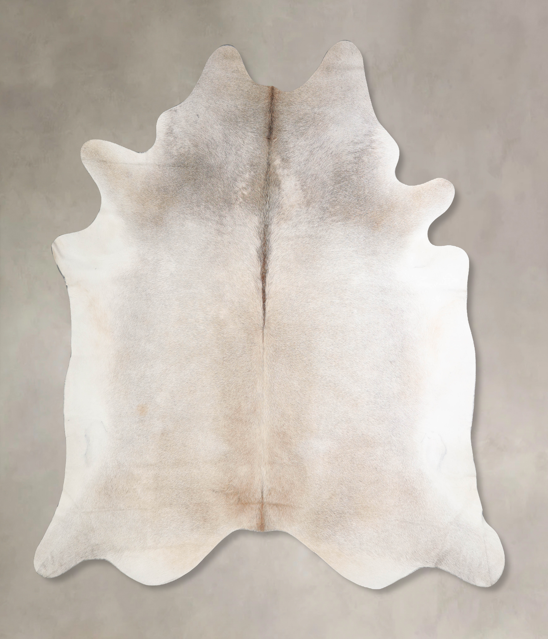 Grey with Beige Cowhide Rug #A34152