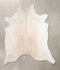 Beige X-Large Brazilian Cowhide Rug 7'2