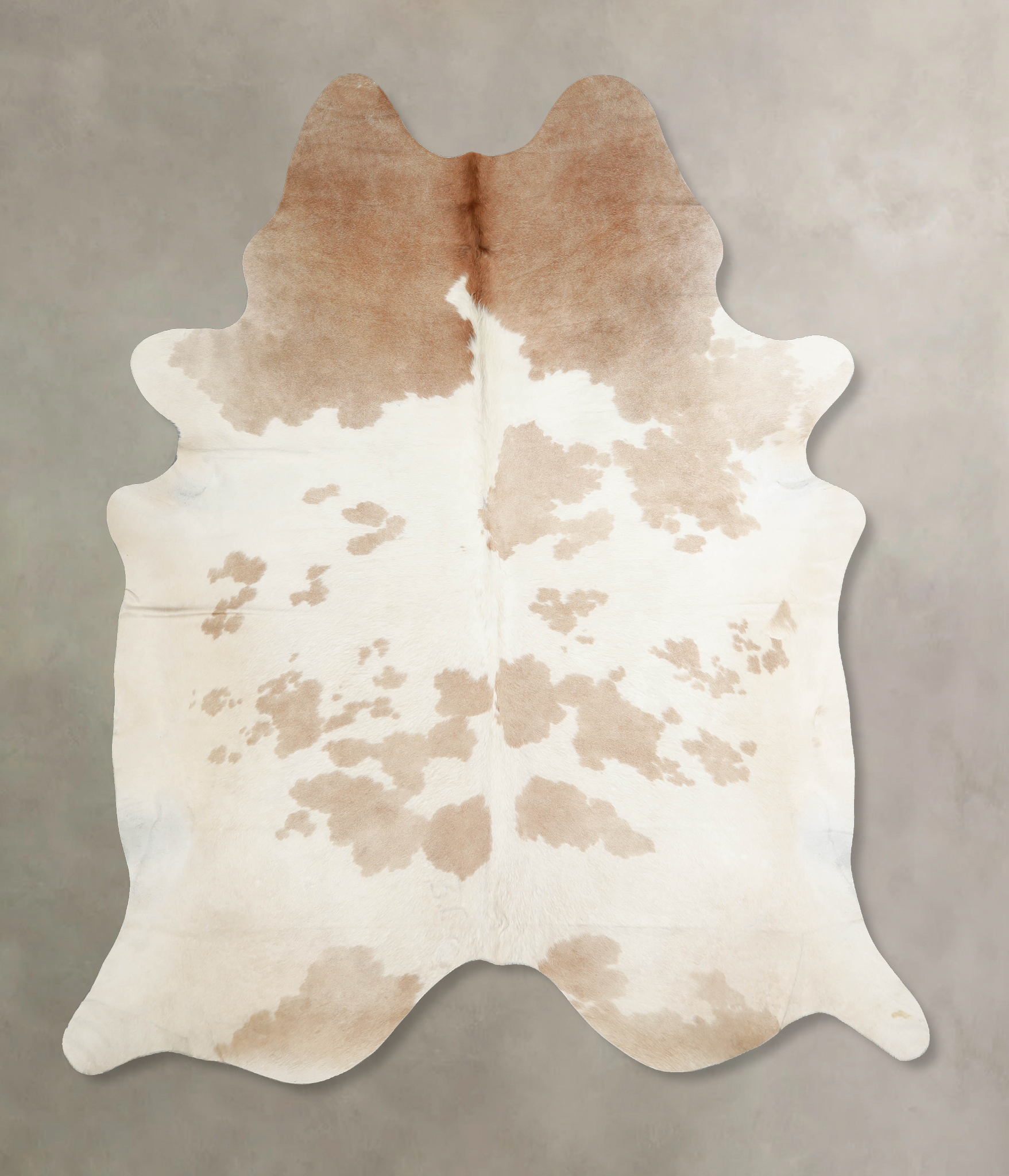 Beige and White Cowhide Rug #A34181