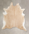 Beige X-Large Brazilian Cowhide Rug 7'2