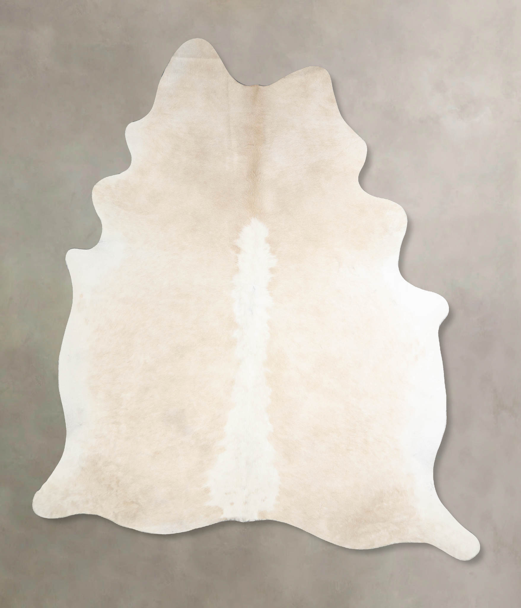 Beige and White Cowhide Rug #A34236