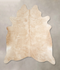 Beige XX-Large Brazilian Cowhide Rug 8'0