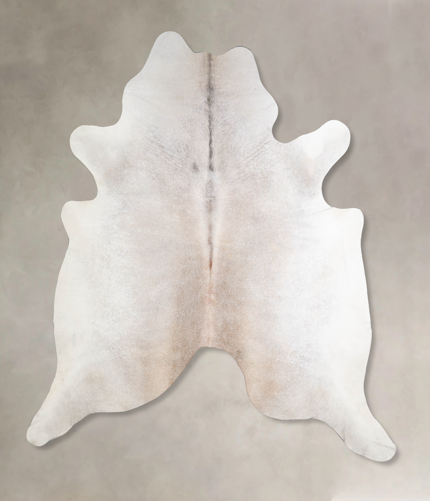 Grey with Beige Cowhide Rug #A34246