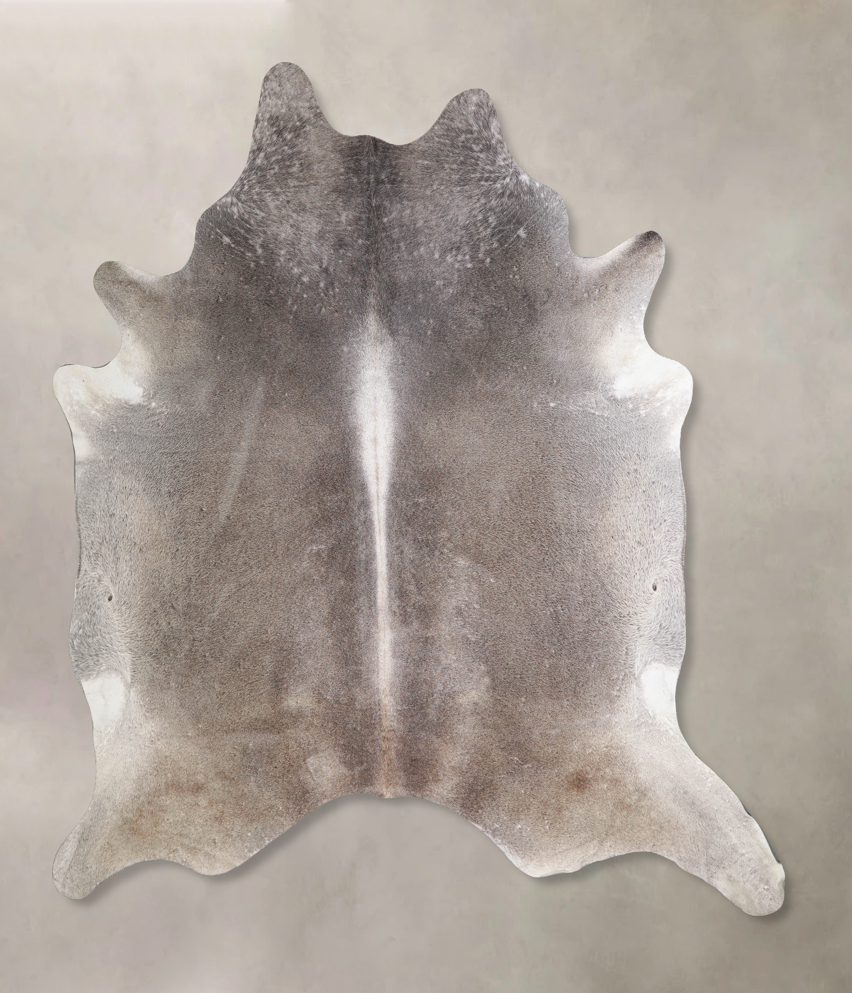 Grey with Beige Cowhide Rug #A34266