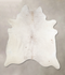 Grey with Beige XX-Large Brazilian Cowhide Rug 7'11