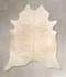 Beige X-Large Brazilian Cowhide Rug 7'2