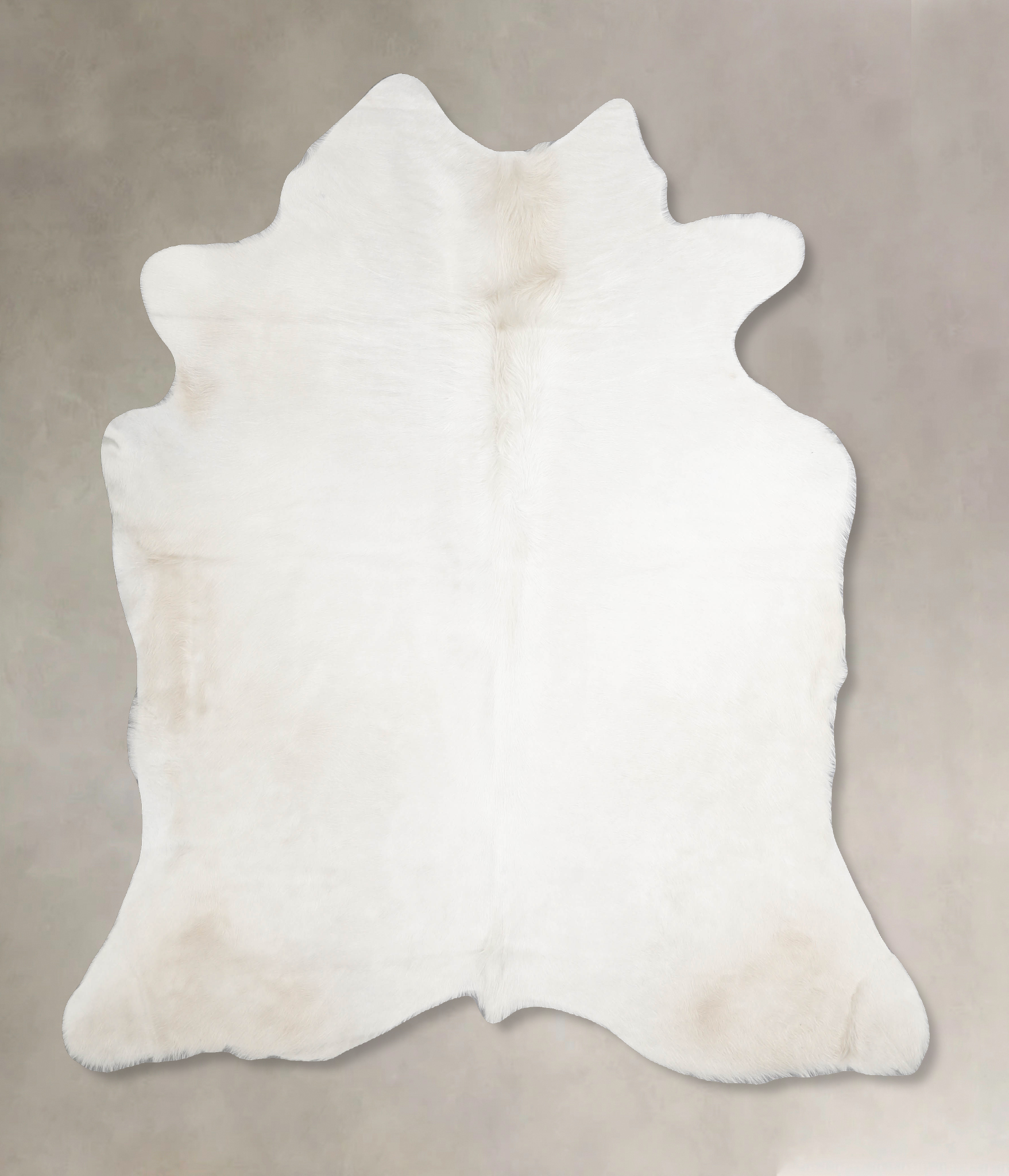 Solid White Cowhide Rug #A34318