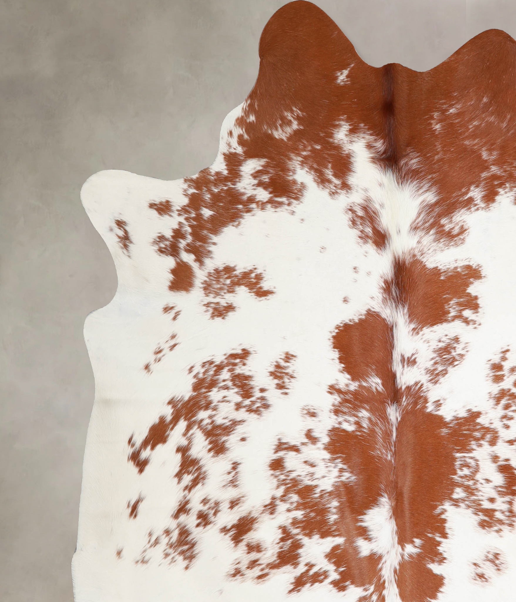 Brown and White Cowhide Rug #A34330