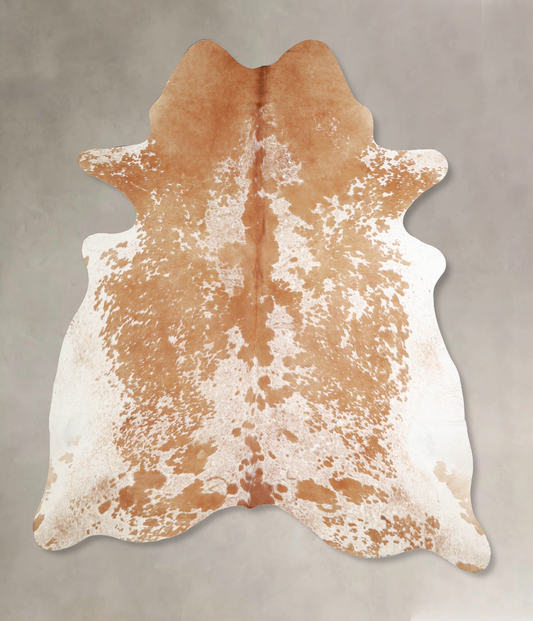 Brown and White Cowhide Rug #A34342