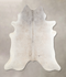 Grey with Beige XX-Large Brazilian Cowhide Rug 7'4