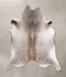 Grey with Beige XX-Large Brazilian Cowhide Rug 8'5