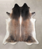 Grey with Beige XX-Large Brazilian Cowhide Rug 8'1