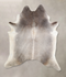 Grey with Beige XX-Large Brazilian Cowhide Rug 8'1