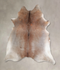 Grey with Beige XX-Large Brazilian Cowhide Rug 8'5