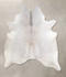 Grey with Beige X-Large Brazilian Cowhide Rug 7'1