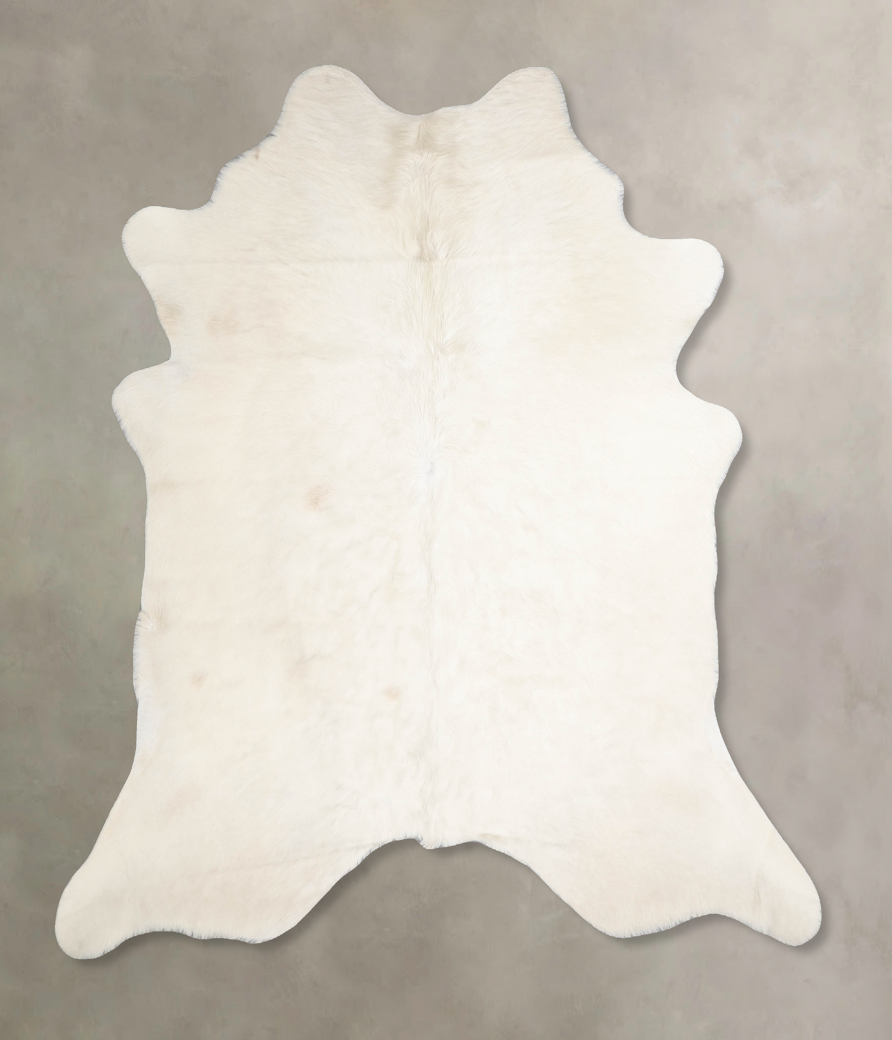 Solid White Cowhide Rug #A34368