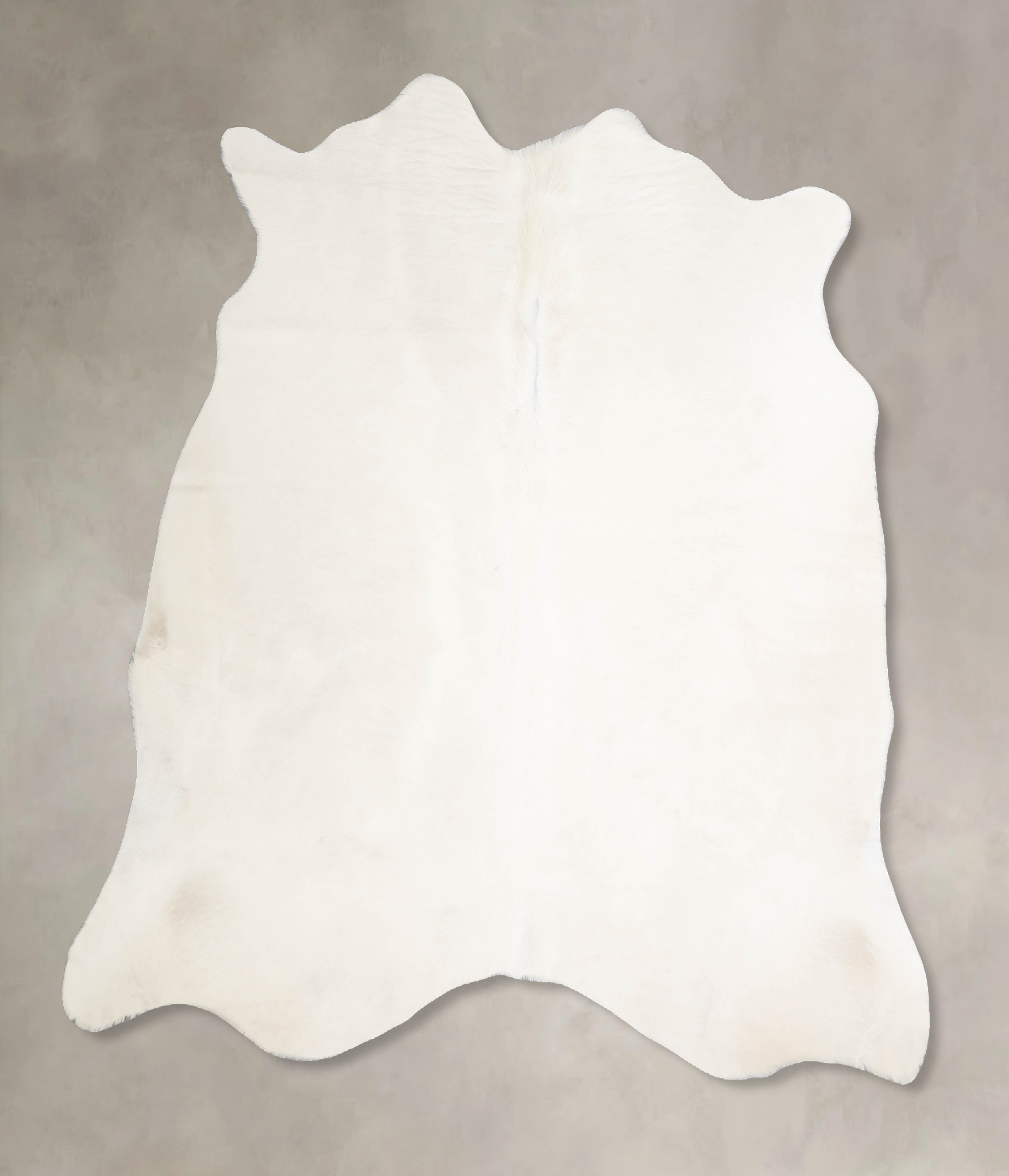 Solid White Cowhide Rug #A34369