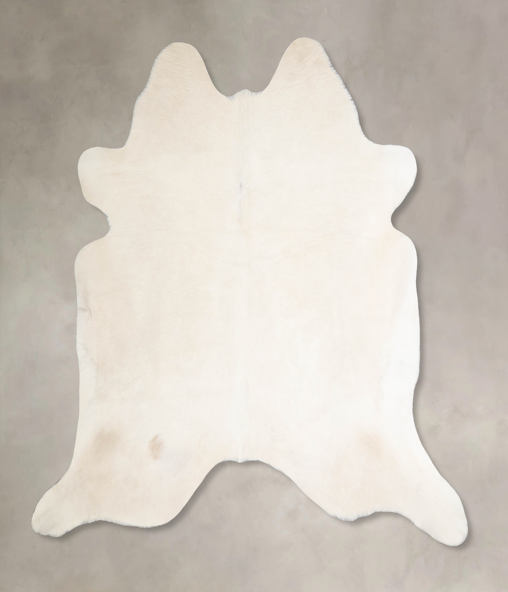 Solid White Cowhide Rug #A34370