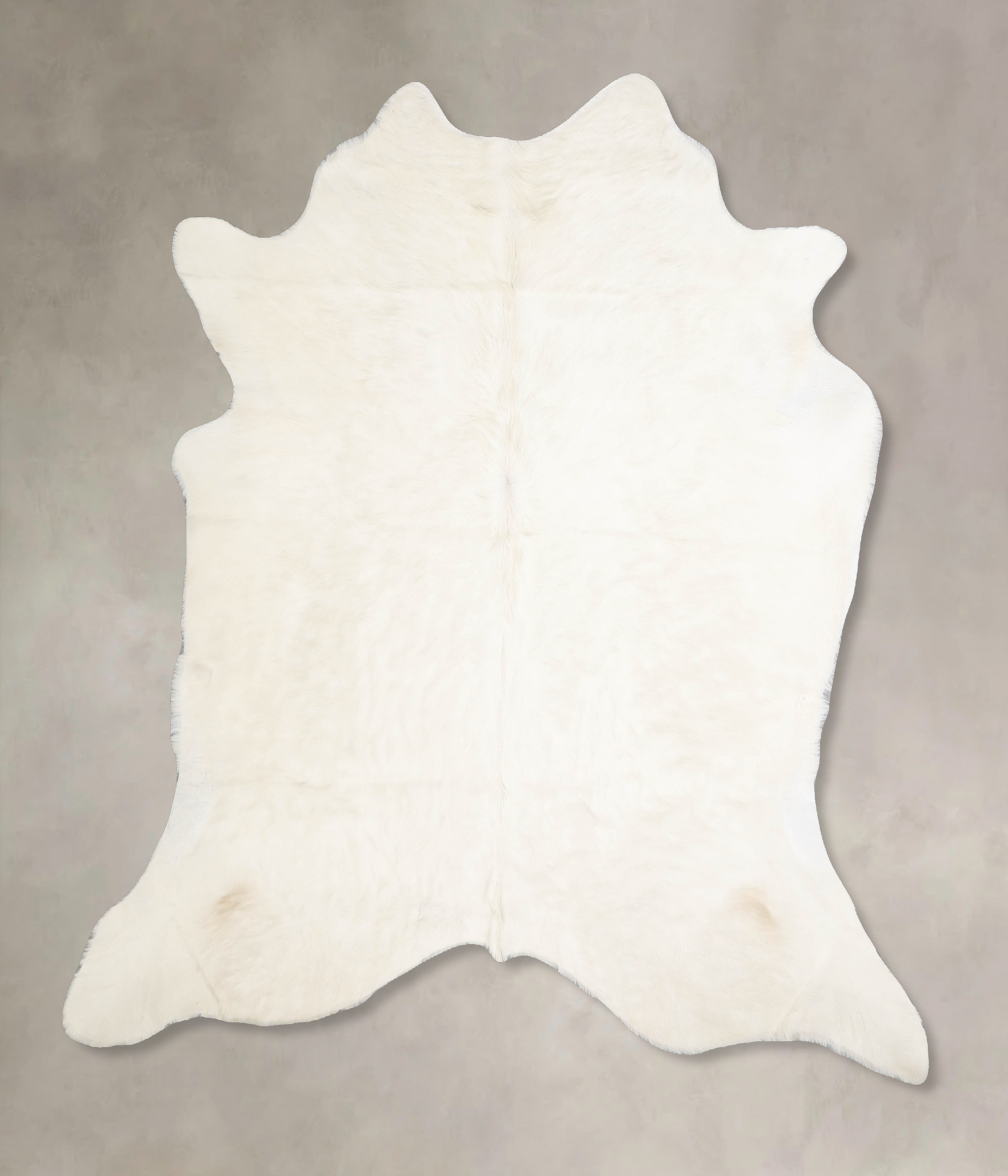 Solid White Cowhide Rug #A34372