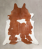 Brown and White XX-Large Brazilian Cowhide Rug 8'4