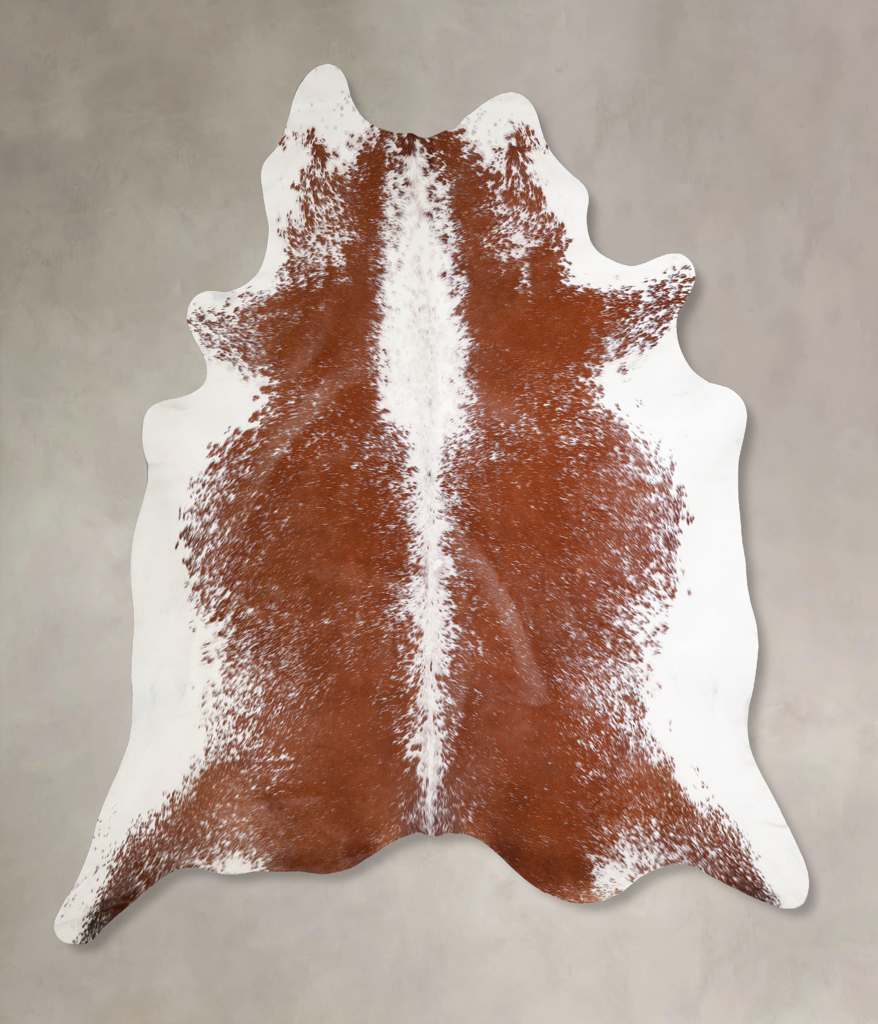 Salt and Pepper Brown Cowhide Rug #A34430