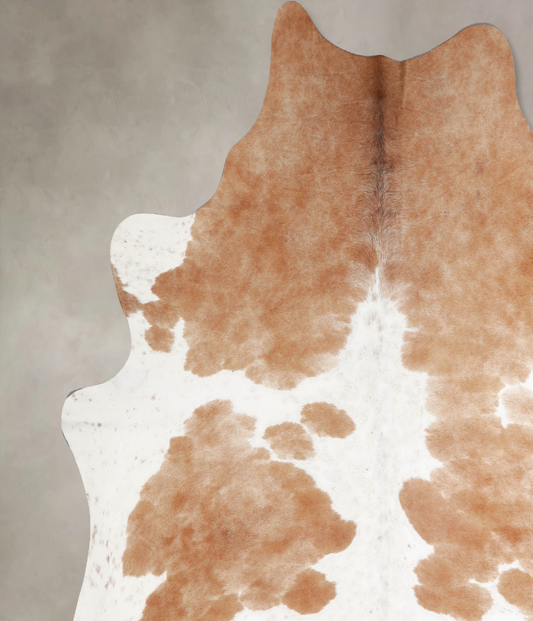 Brown and White Cowhide Rug #A34481