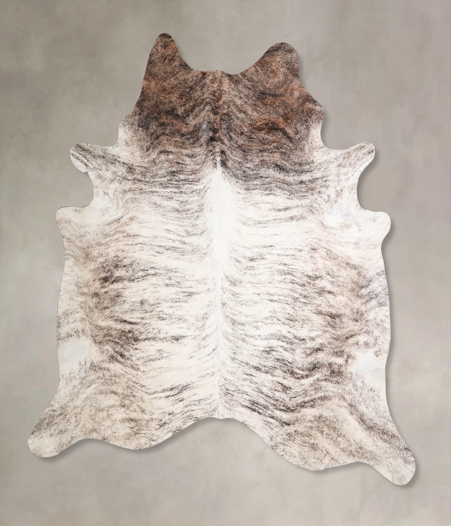 Grey Brindle Cowhide Rug #A34494