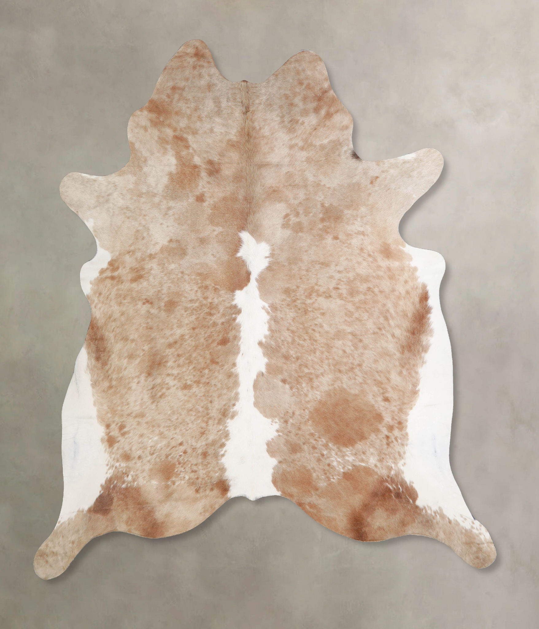 Beige and White Cowhide Rug #A34516