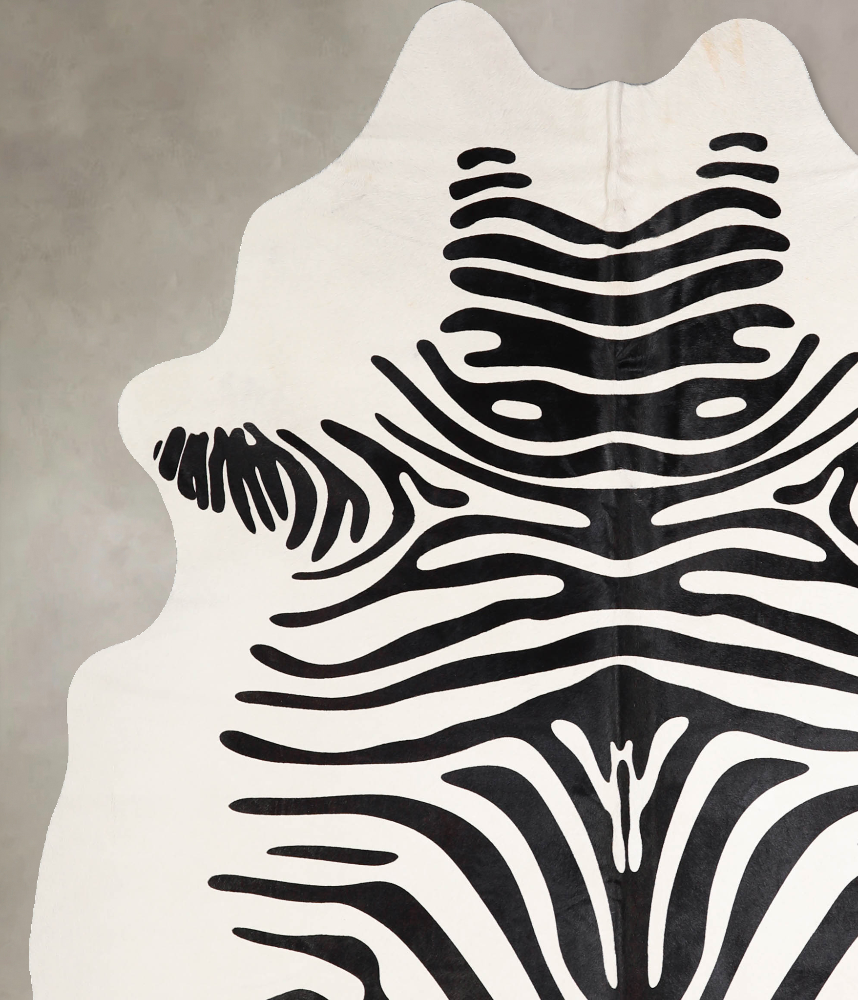 Zebra Cowhide Rug #A34539