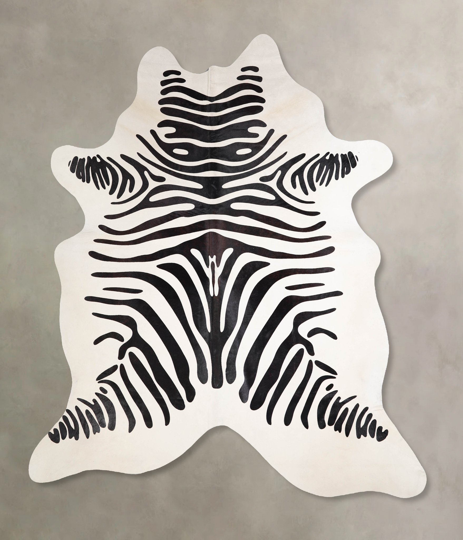 Zebra Cowhide Rug #A34540