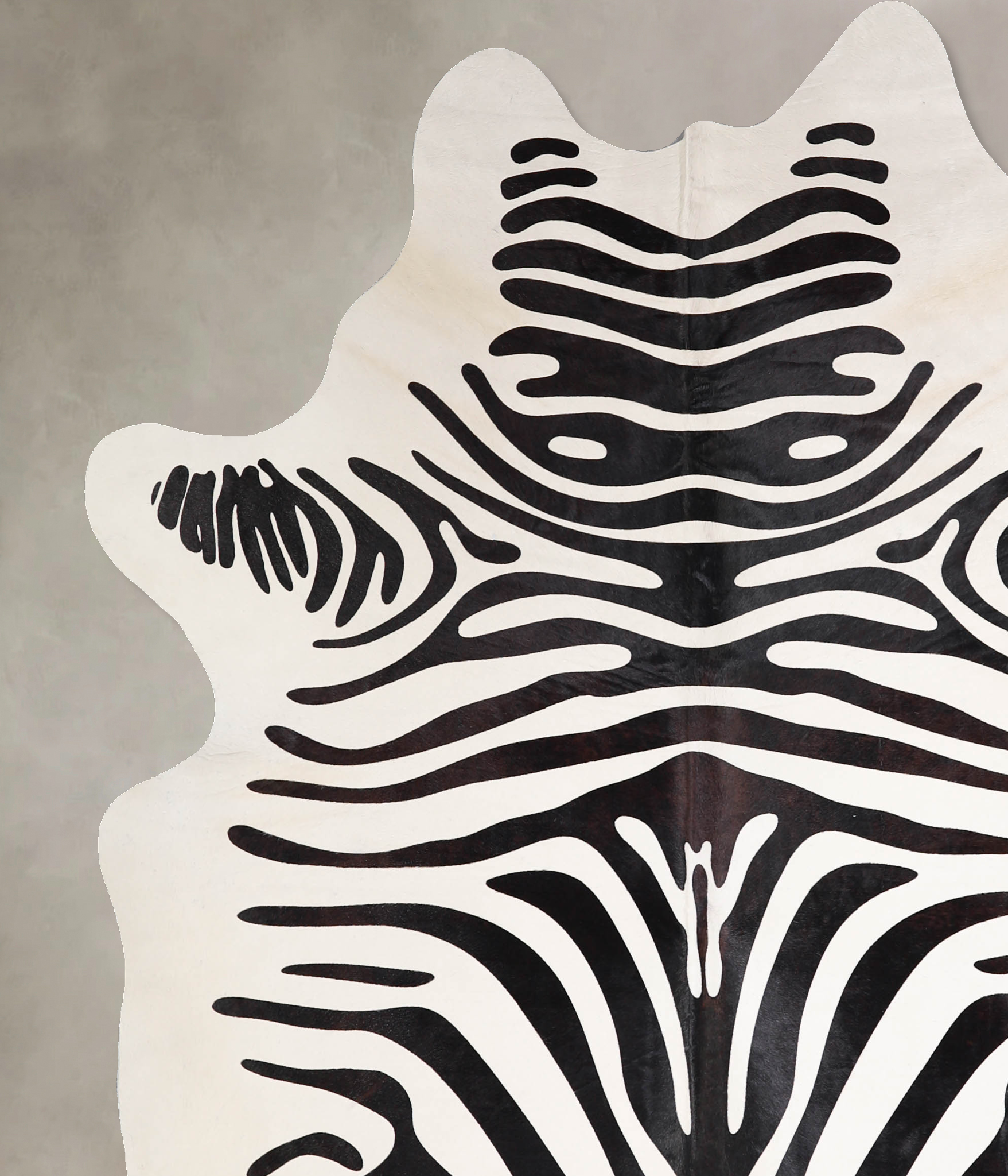 Zebra Cowhide Rug #A34540