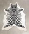 Zebra X-Large Brazilian Cowhide Rug 7'2