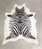 Zebra X-Large Brazilian Cowhide Rug 7'8