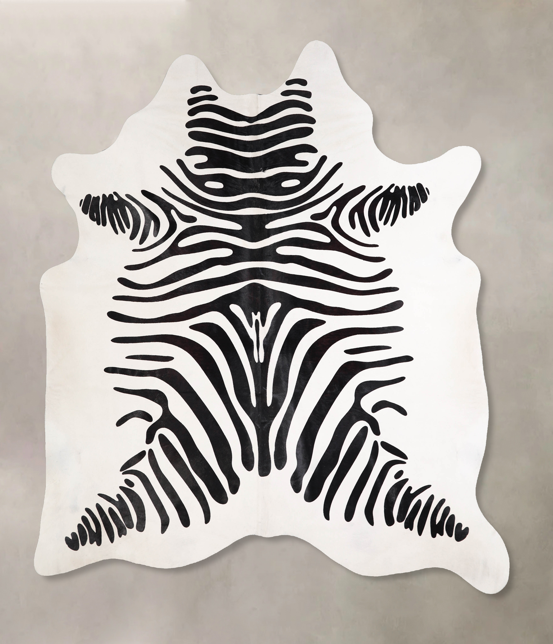 Zebra Cowhide Rug #A34544