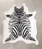 Zebra X-Large Brazilian Cowhide Rug 7'0