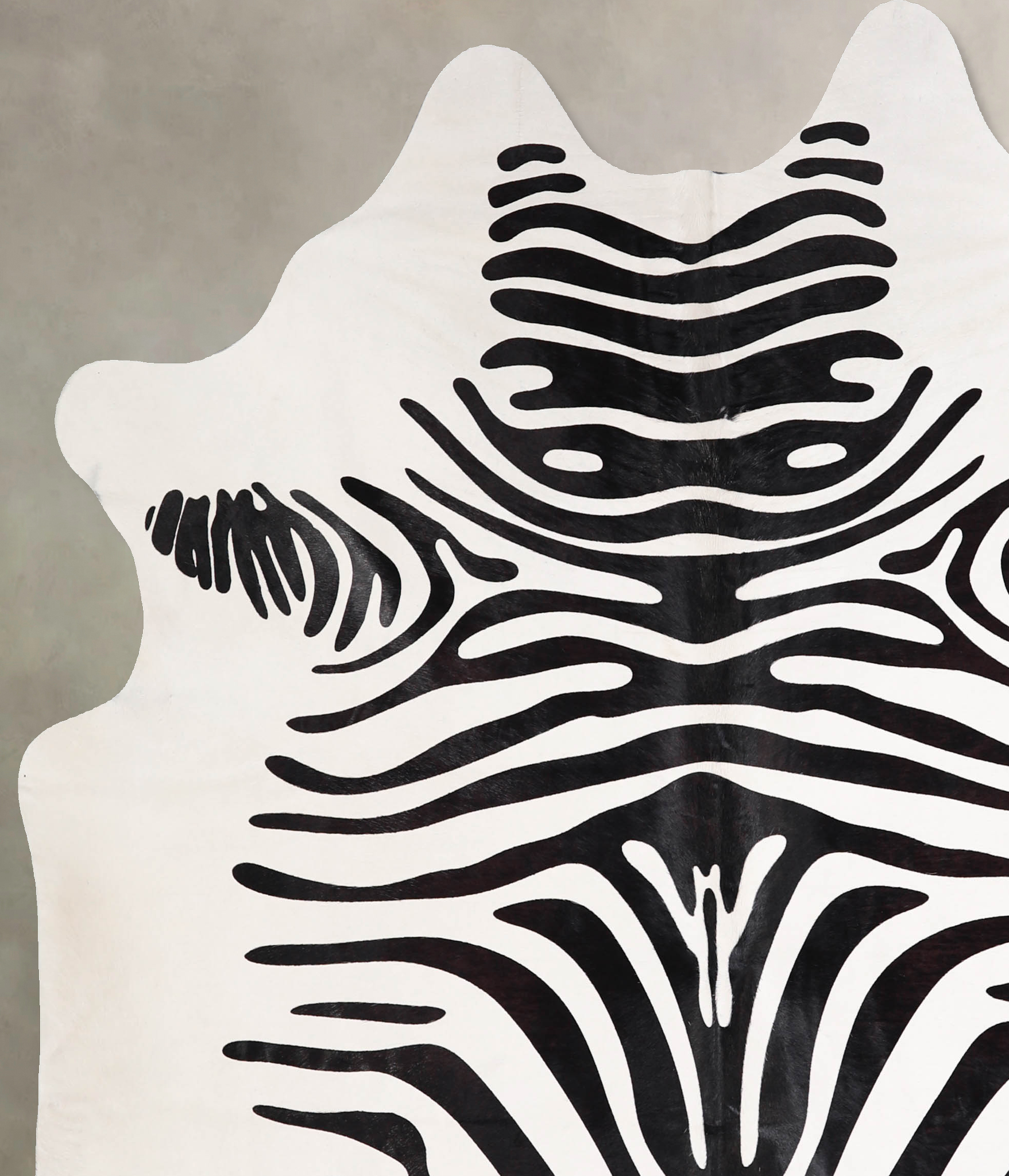 Zebra Cowhide Rug #A34544