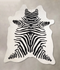 Zebra X-Large Brazilian Cowhide Rug 6'11