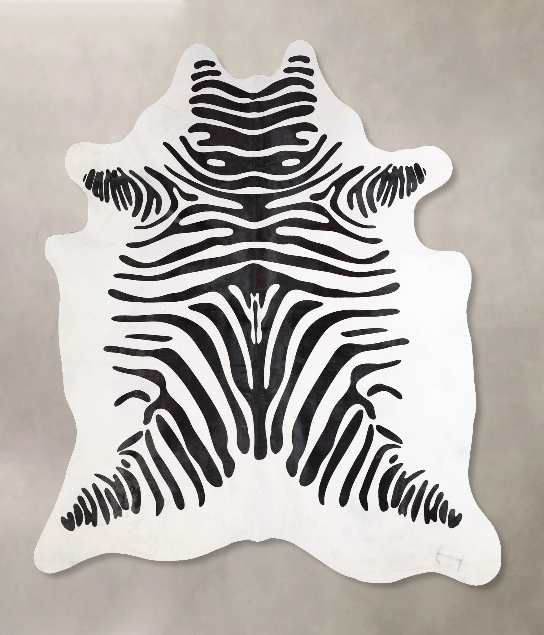 Zebra Cowhide Rug #A34546